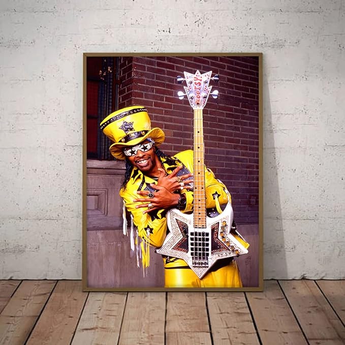Classic Photo Bootsy Singer Collins Funk Music Poster