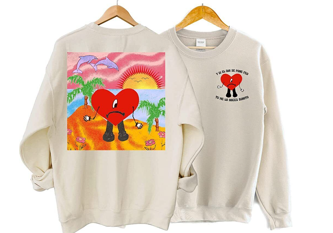 Bad Bunny Un Verano Sin Ti Crewneck Sweatshirt – New Album Sweater For Fans L Sand