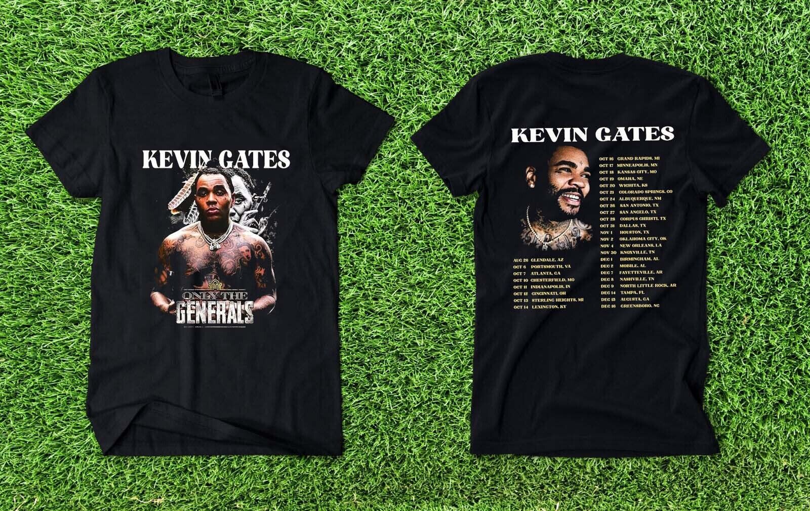 Kevin Gates Only The Generals Tour 2023 T-Shirt Black Gift For Fans Music