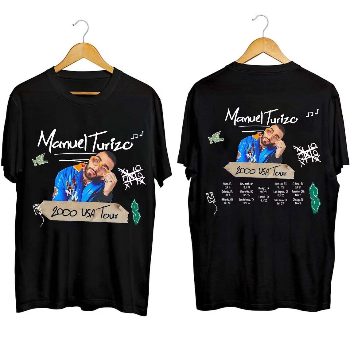 Manuel Turizo US Tour 2023 Shirt, Manuel Turizo Fan Shirt, Manuel Turizo 2023