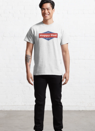 Very Happy Dads Hard Seltzer White T-Shirt