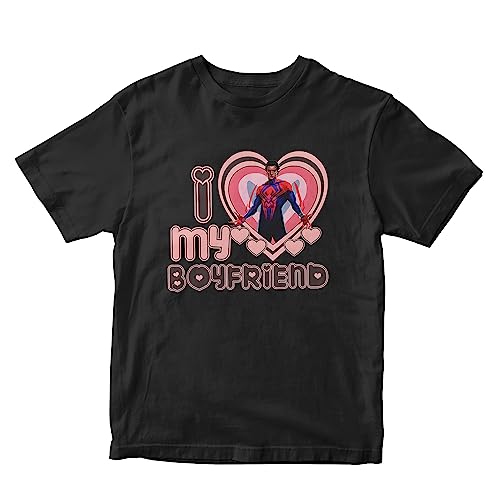 ‘Miguel O’Hara I Love My Boyfriend T-shirt, Spiderman 2099 Shirt, Across The Spider-Verse Tee, Spider-man T-Shirt, Gift For Fan, Birthday Gift, Sweatshirt, Hoodie, Tank Top
