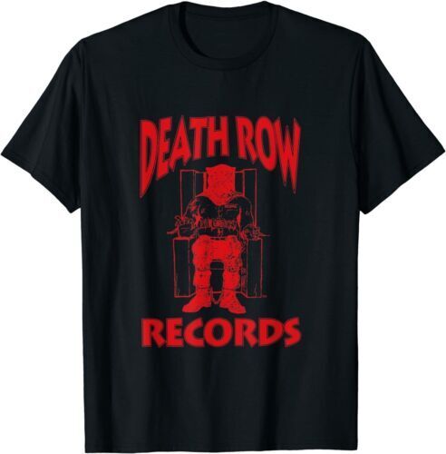 Death Row ReCords Red T-Shirt Funny Cotton Tee Vintage Gift for Men Women Size S-5XL