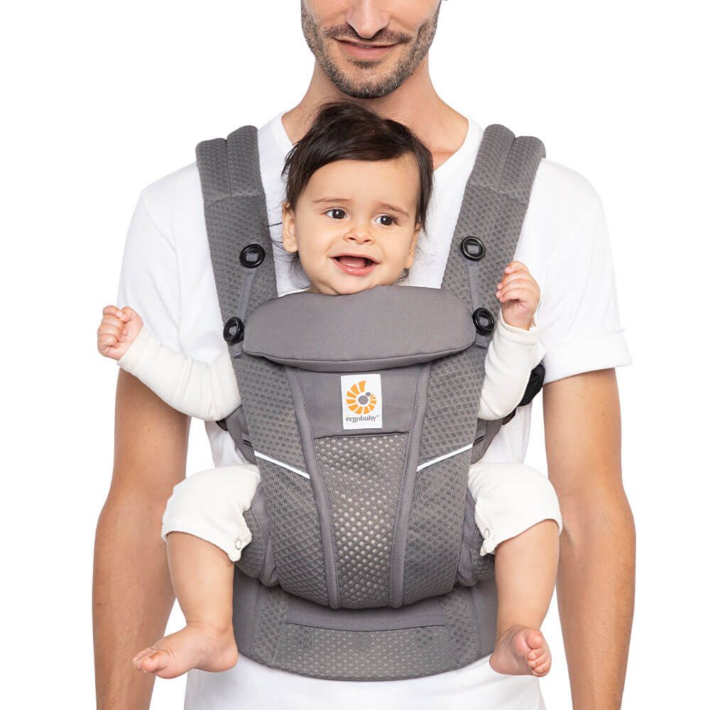 Ergobaby Omni Breeze All-in-1 Baby Carrier Graphite Grey