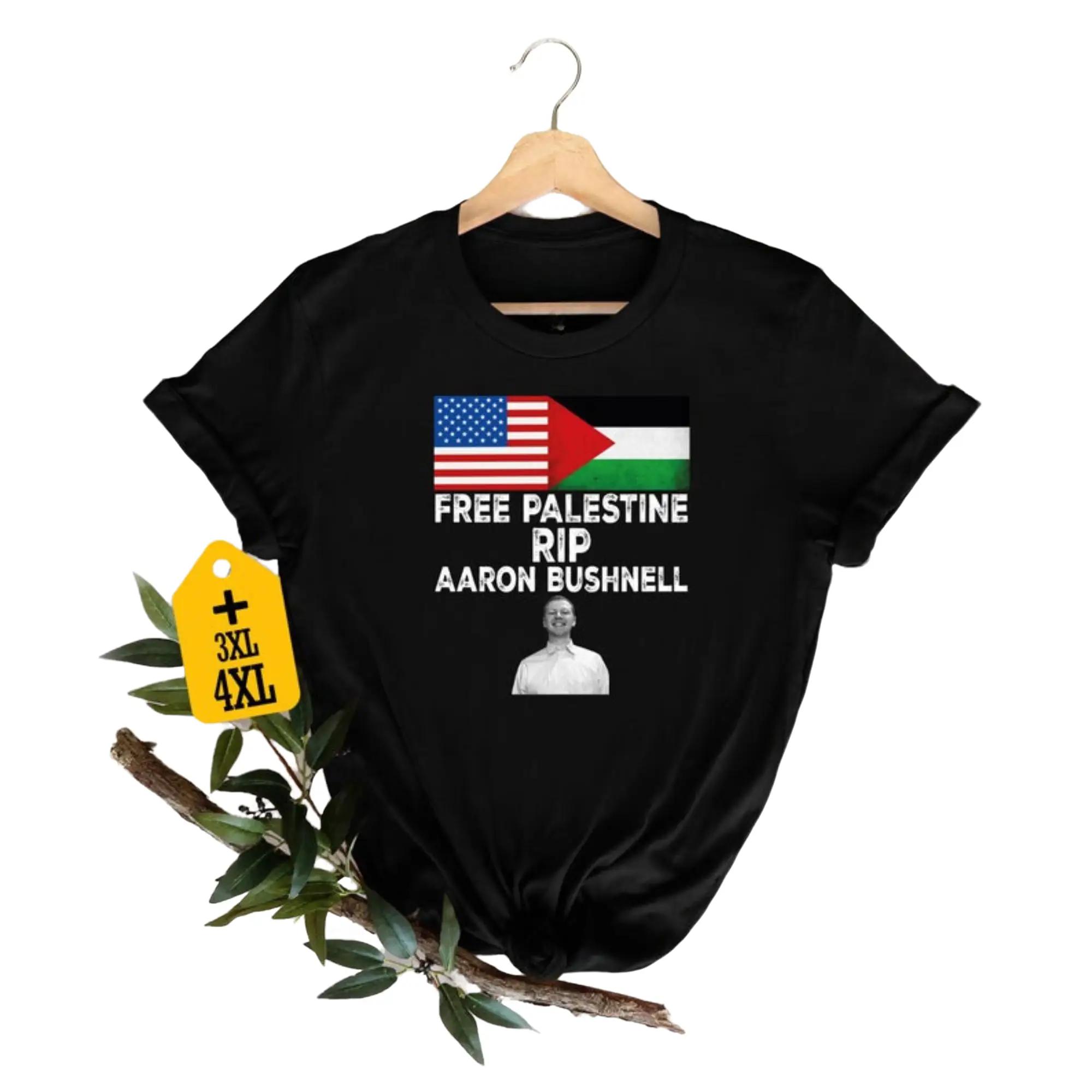 Free Palestine Rip Aaron Bushnell Shirt, Rip Aaron Bushnell Free Palestine Shirt, Liberation Shirt, Resistance Until Reclamation Shirt, Support Palestine Shirt, Freedom Shirt, Unisex Shirt, Cotton, All Size