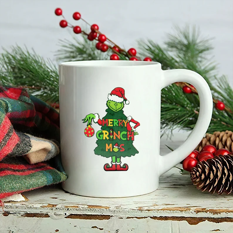 Merry Grinchmas Christmas Tree Ceramic Mug