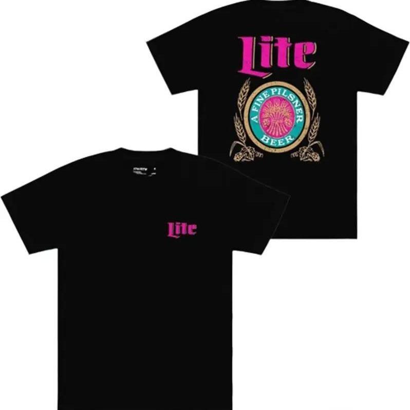 Miller Lite T-shirt – 2 Side – Styles For Every Occasion – Shades For Everyone – Unisex Designs – Limited Edition Prints – Sizes For All Bodies