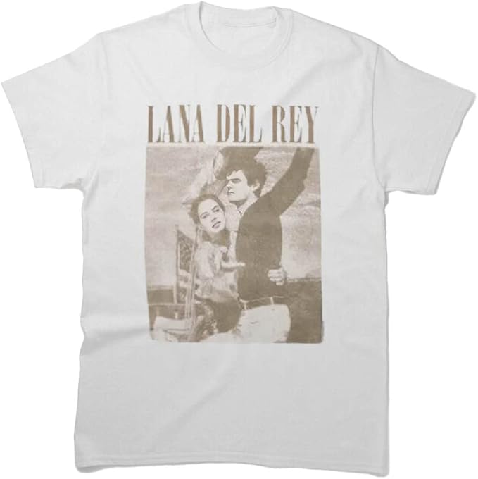 Unisex Shirts Lana Sleeve Del Birthday Ray Cotton Friends Tee T-Shirt Gift for Men Women Multicolor, Small-5X-Large