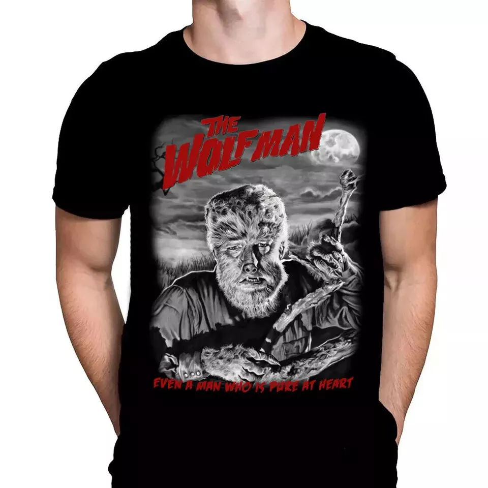 The Wolf Man – Horror Movie T-Shirt Universal Monsters