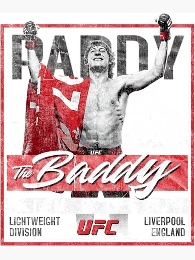 Ufc The Baddy Paddy Poster Print For House Decoration