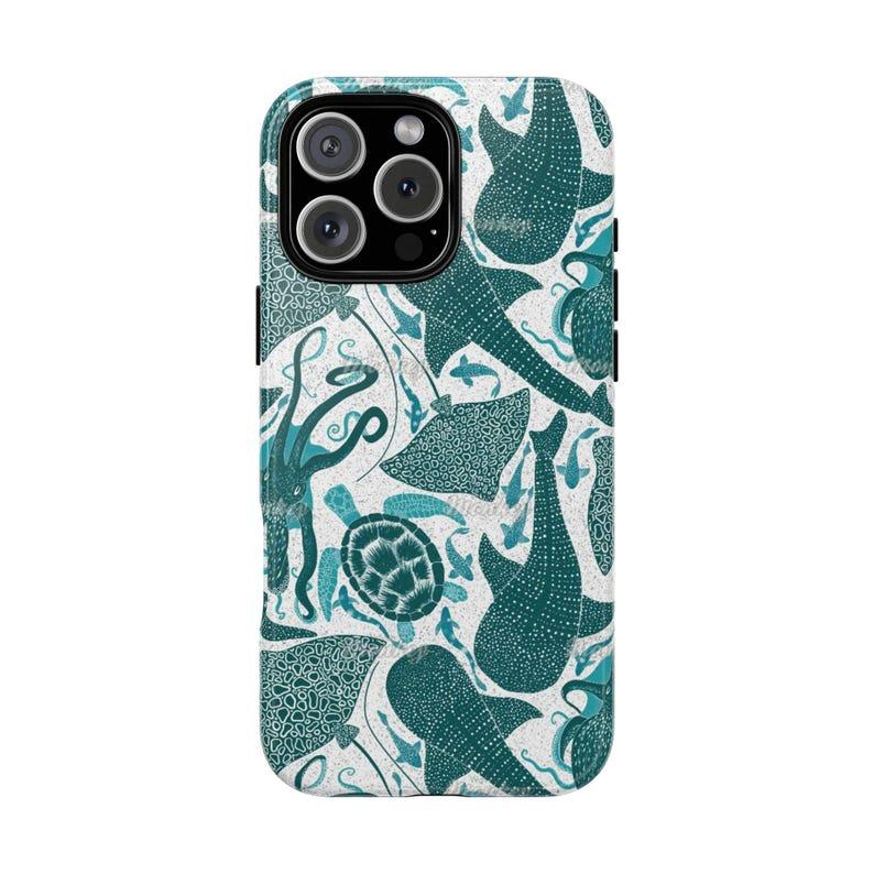 Whale Shark Coral Reef Limited-Edition Phone Case | Ocean Sea | Phone Case For iPhone 14 13 12 Samsung Galaxy Google Pixel | Blue