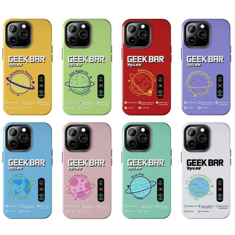 Geek Bar Collection Phone Cases Phone Cover Hard Case Tough 2-piece Phone Case