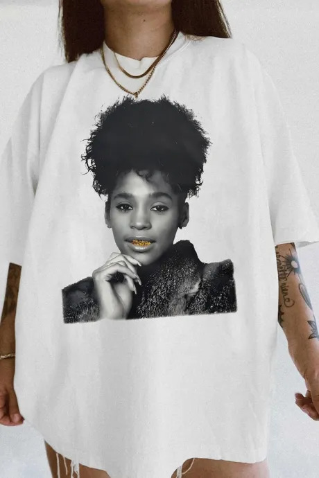 Whitney Gold Grill Graphic T-shirt