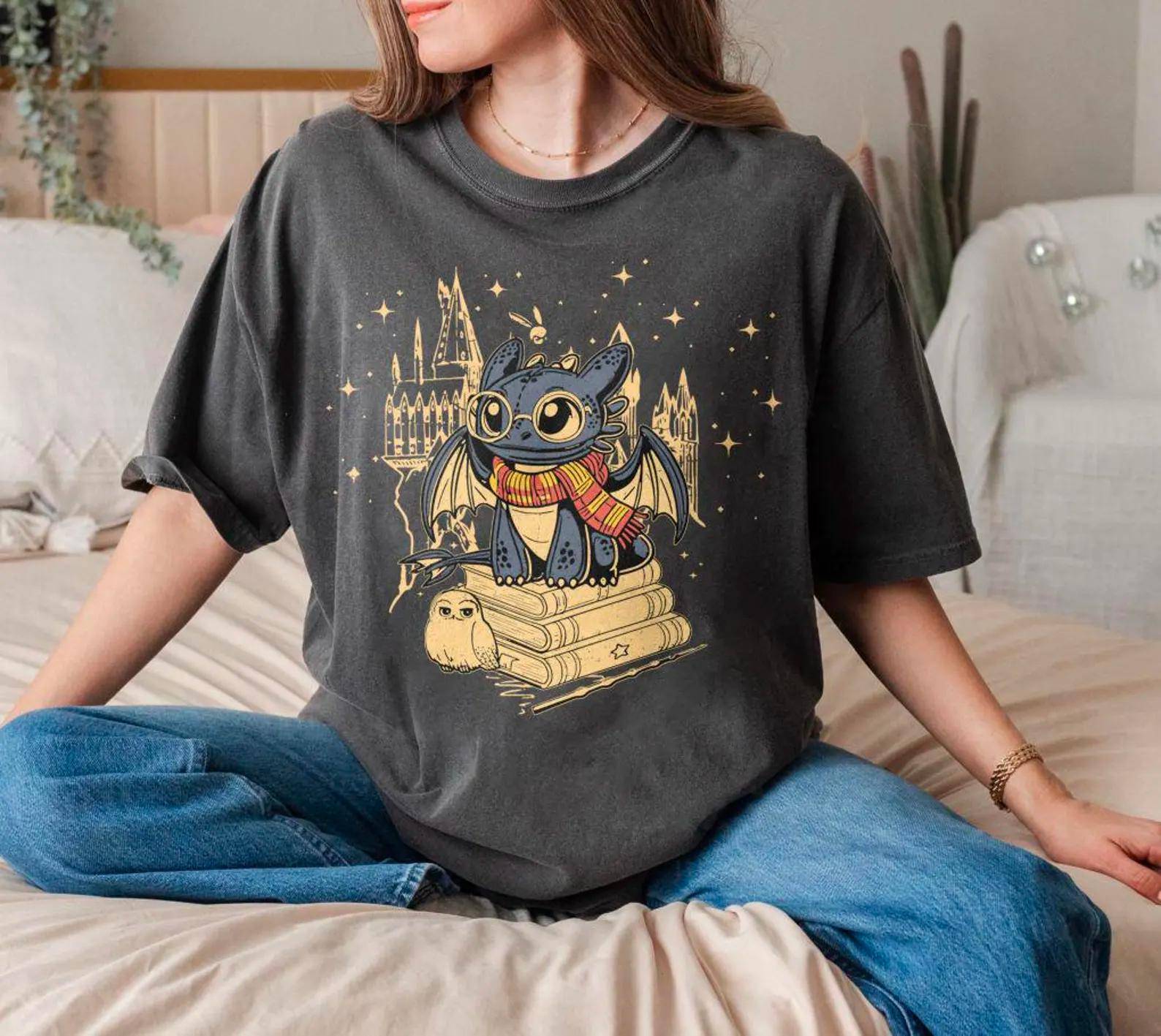 Retro Toothless Shirt, Epic Universe Toothless Shirt, Vintage How to Train Your Dragon Tee, Night Fury Shirt, Summer Trip Shirt, Wizard Tee