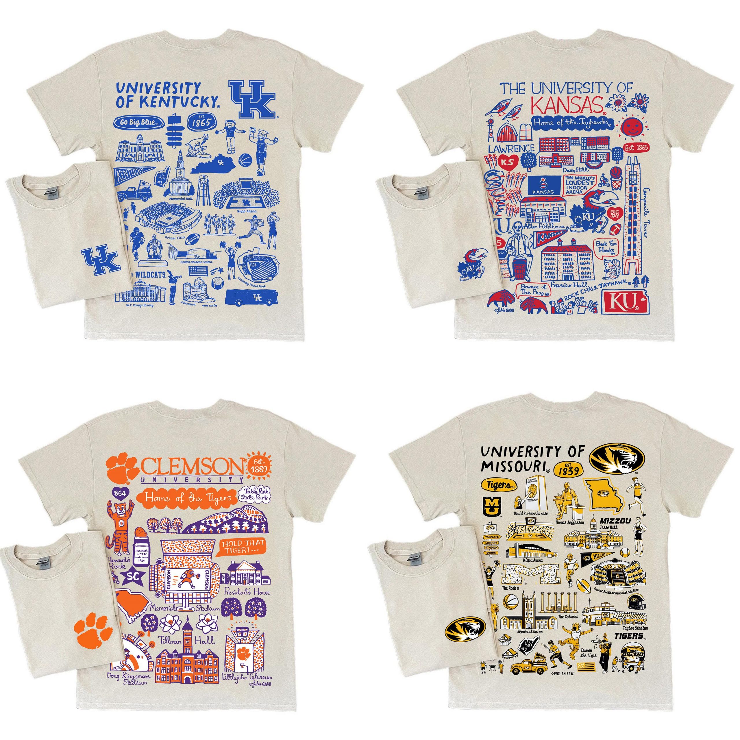 Hand Drawn University Impressions Artwork Shirt, Vive La Fete Sand Impressions Artwork T-Shirt, College Apparel, Unisex Shirt