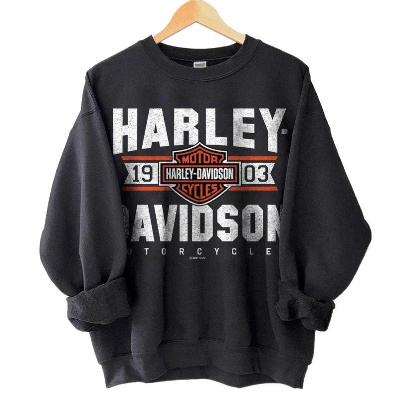 Harley Davidson Motorcycle Sweatshirt, Harley Shirt, Motorcycle Apparel for Biker Enthusiasts, Vintage Style, Comfortable Fit, Perfect Gift for Riders