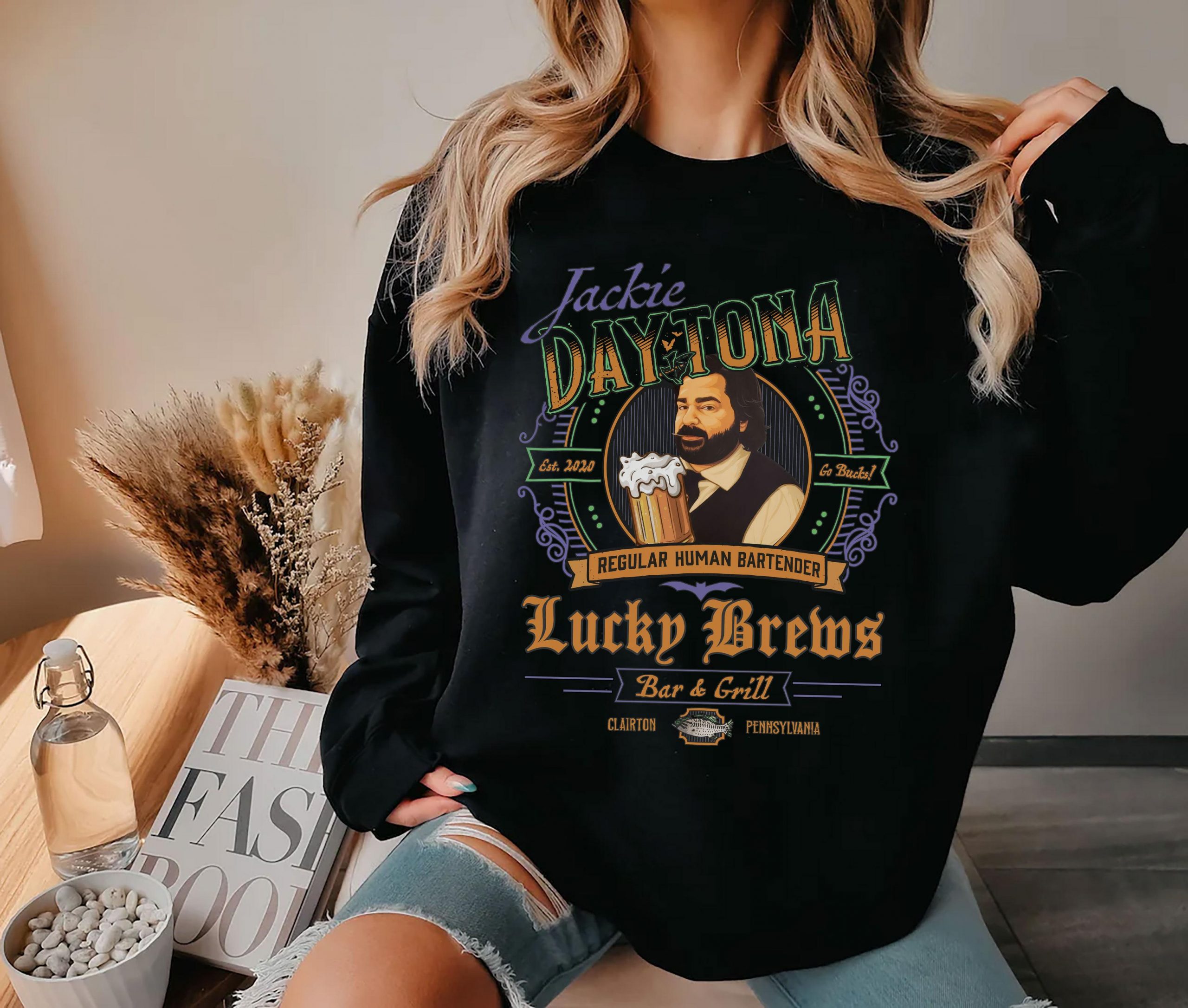 Jackie Daytona Shirt, Lucky Brews Shirt, What We Do In The Shadows Shirt