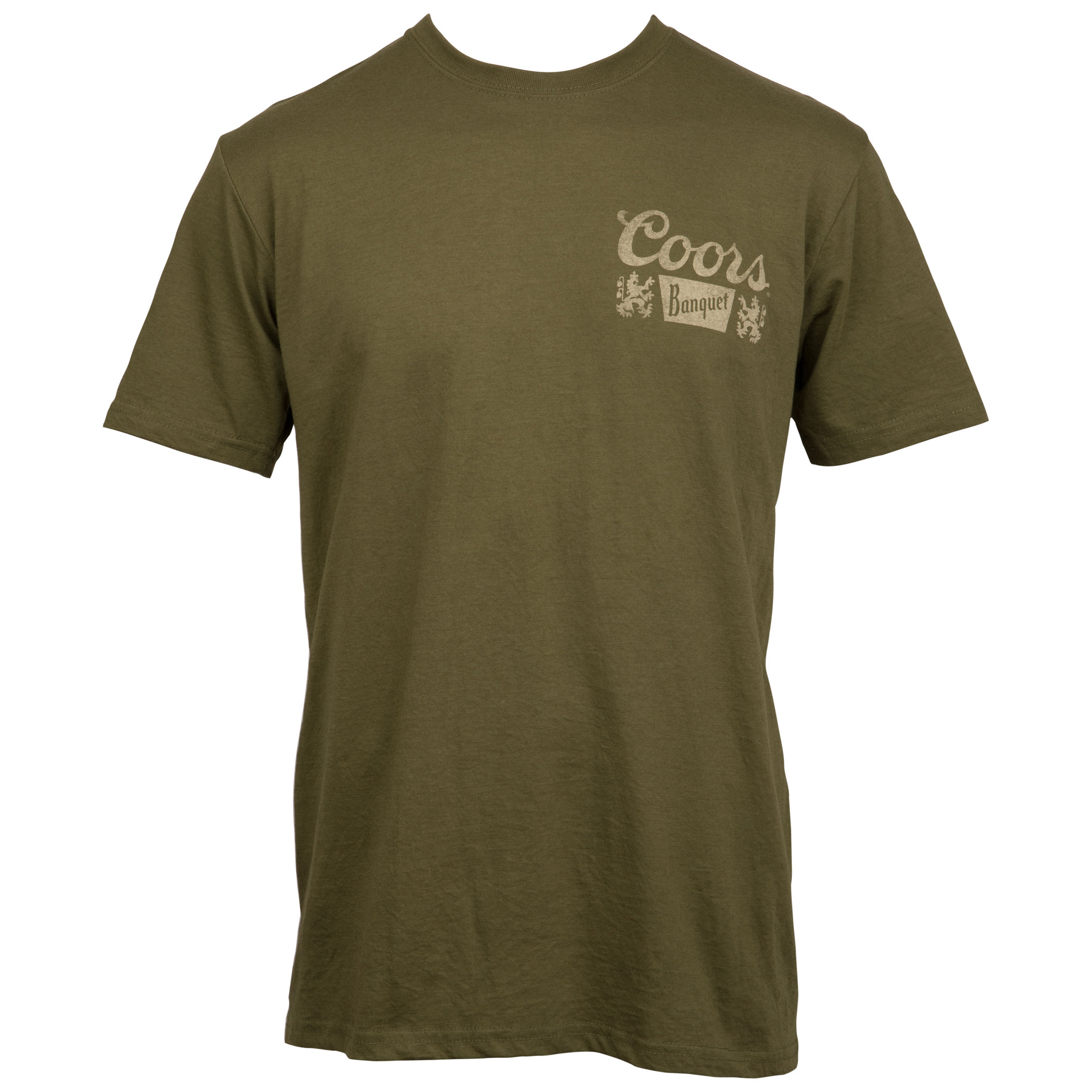 Coors Banquet T-Shirt – Featuring a vintage Coors logo and a mountainous backdrop, this classic T-shirt celebrates Coors since 1873. Perfect for beer lovers. Unisex. Tops Menswear