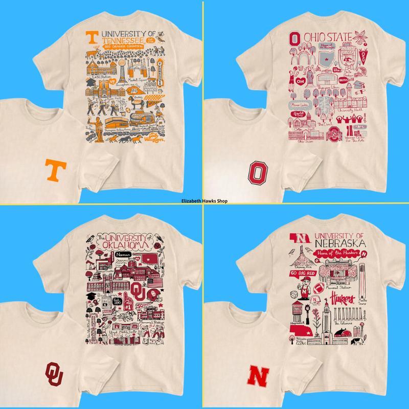 ALL TEAM NCAA Sand T-SHIRT, Customize your College, University Artwork Tee