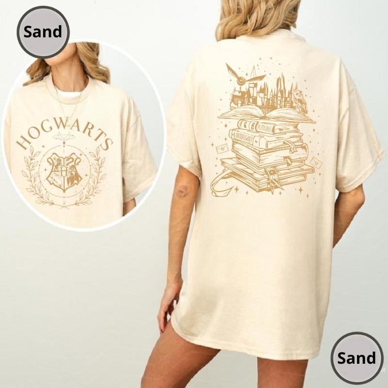 Hogwarts Wizard Castle Magic Tee, Harry Potter Merch for Book Lovers, Dark Academia Womenswear, Funny Graphic Shirt, Perfect Potterhead Gift