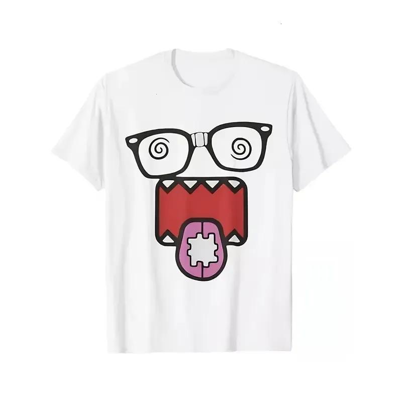 Graphic Printed T-Shirt Cotton Relaxed Fit Vibrant Cartoon Print Round Neck Short Sleeve Casual Wear Machine Washable All Season