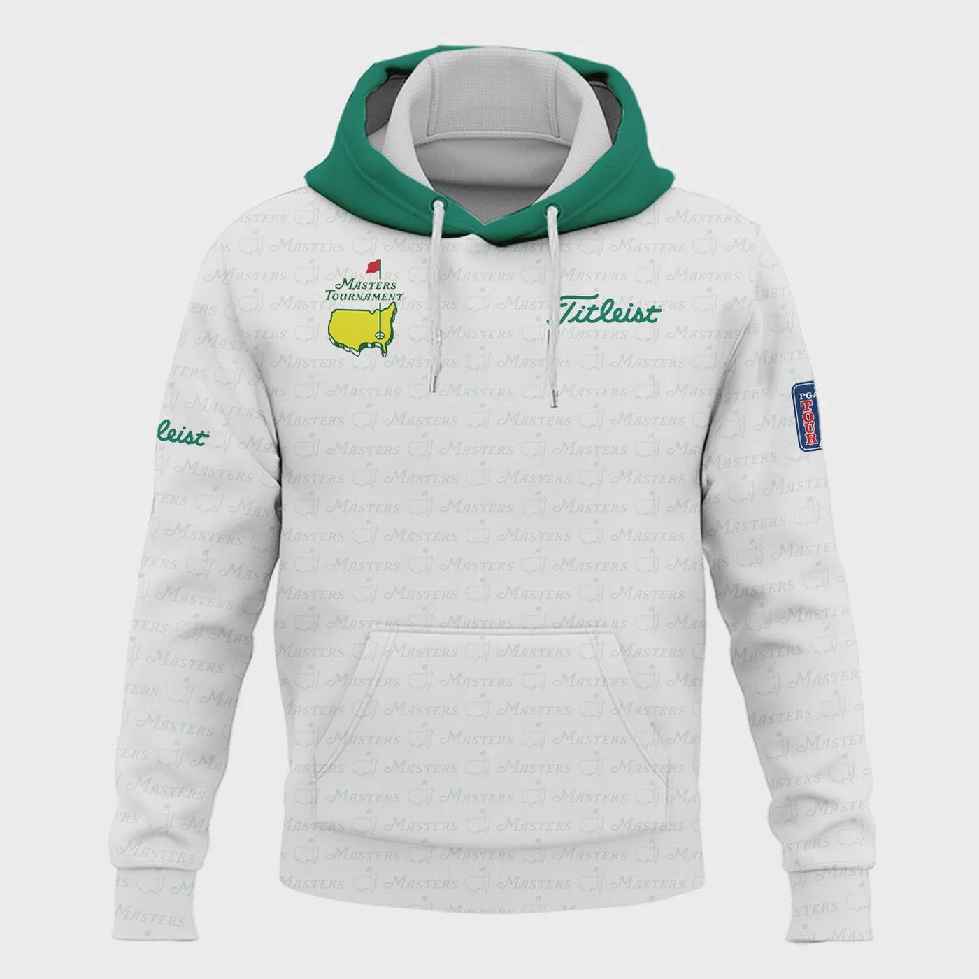 Pattern Masters Tournament Titleist Hoodie Shirt White Green Sport Love Clothing Hoodie Shirt