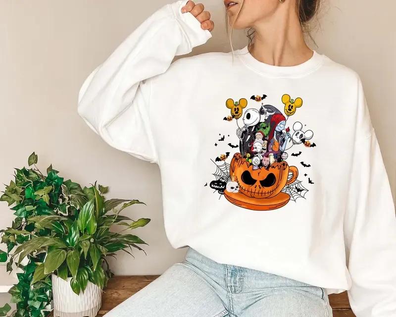 Nightmare Before Christmas Sweatshirt, Halloween Sweatshirt, Oogie Boogie Halloween, Jack Skeleton Sweatshirt, Jack And Sally Shirt