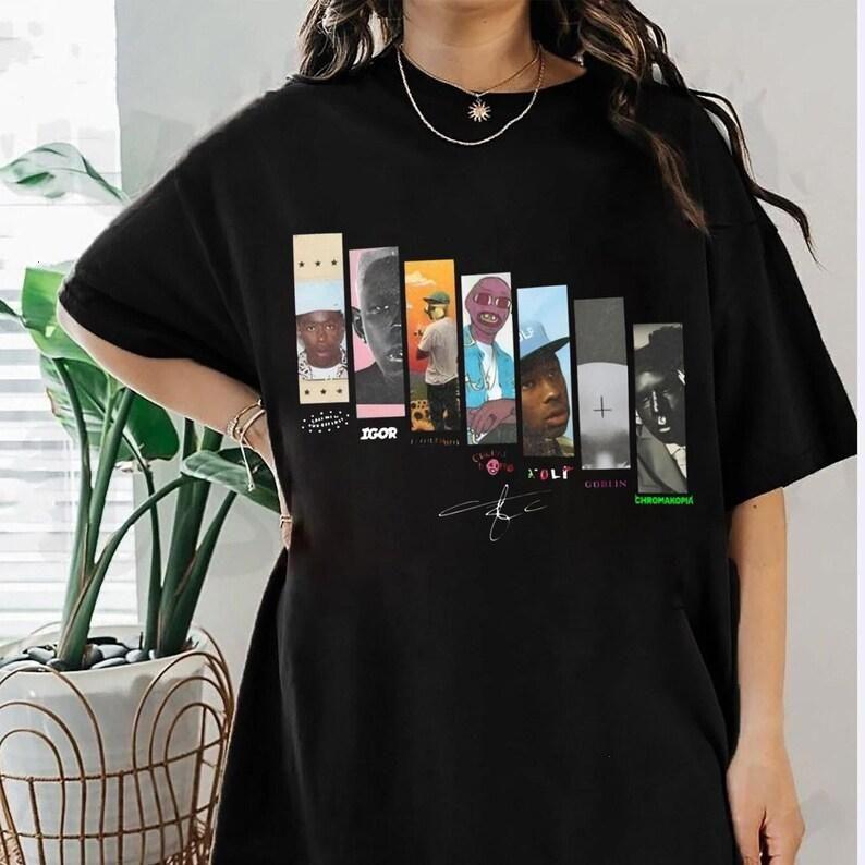 Tyler All Albums Version Vintage Unisex T shirt, Gift For Fan The Creator Tour Music