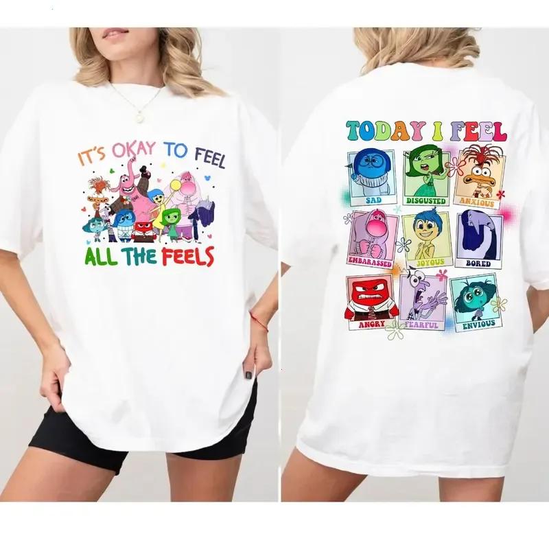 Inside Out It’s Okay To Feel All The Feels Hoodie 2-Sides, Inside Out T-Shirt Sweatshirt, Mental Health Matter Shirt, Emotional Support Shirt