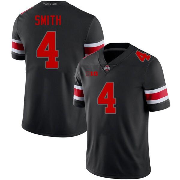 Ohio State #4 Smith Jersey Replica | White College Football Shirt | Game Day Fan Gear | Big Ten Buckeyes Style Tee for Men & Women