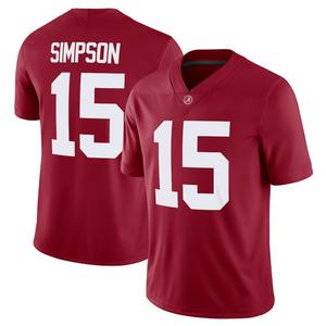 Alabama Crimson Tide Football #15 Player Game Jersey, Football Alabama Crimson Tide NCAA Jerseys, 2025 Game Day Football, Jersey Comfortable Game Day Wear, Alabama Crimson Tide #15 Team Jersey for Fans and Players, Gift for Fan