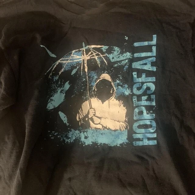 Hopesfall Band Heavy Cotton Full Size T Shirt Short Sleeve PU034