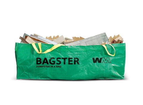 3CUYD Dumpster in a Bag Holds up to 3,300 lb, 606 Gallon, Green