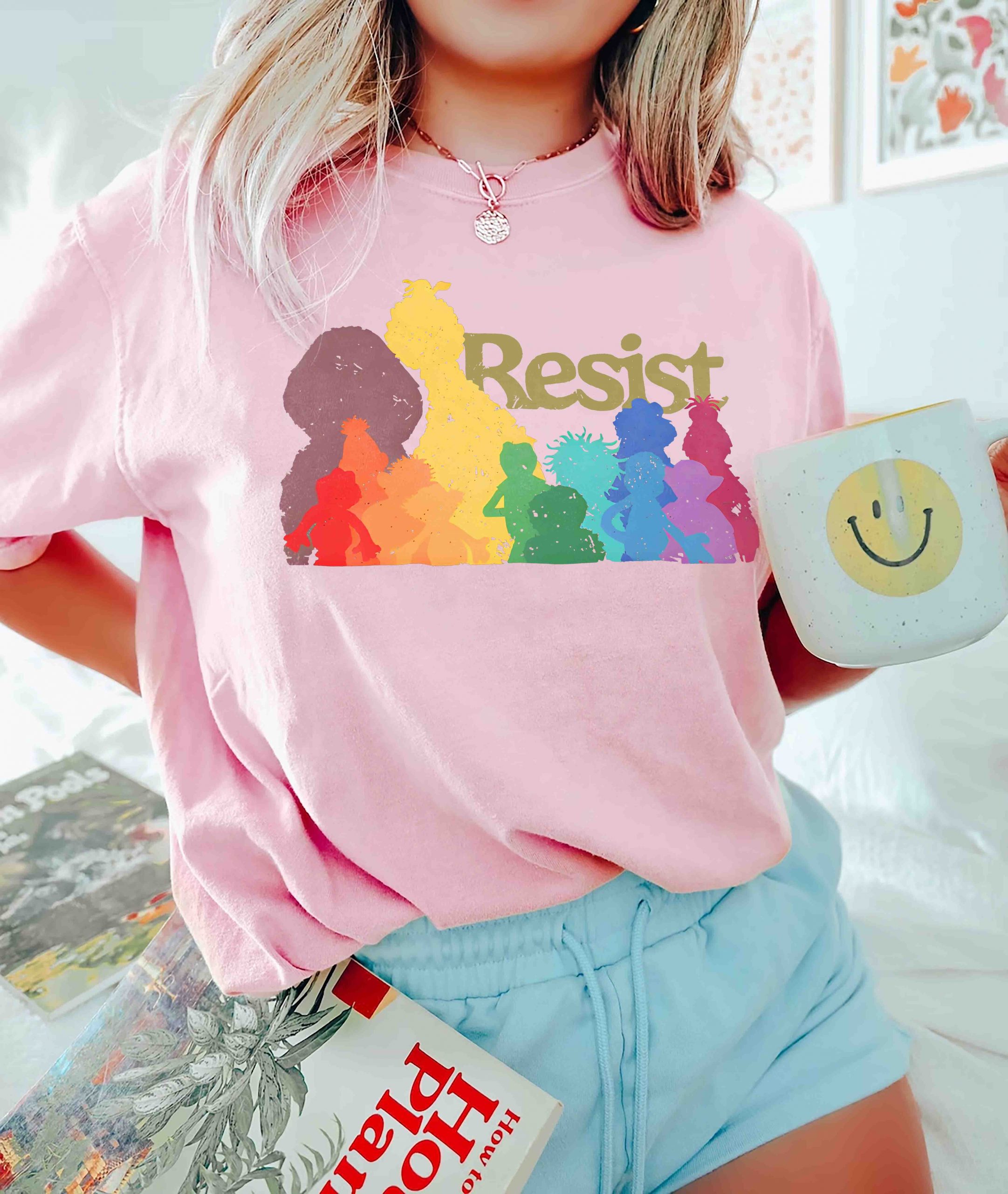 Save PBS—Resist Shirt. Political Protest, Save Public Broadcasting, Hands-Off Tee