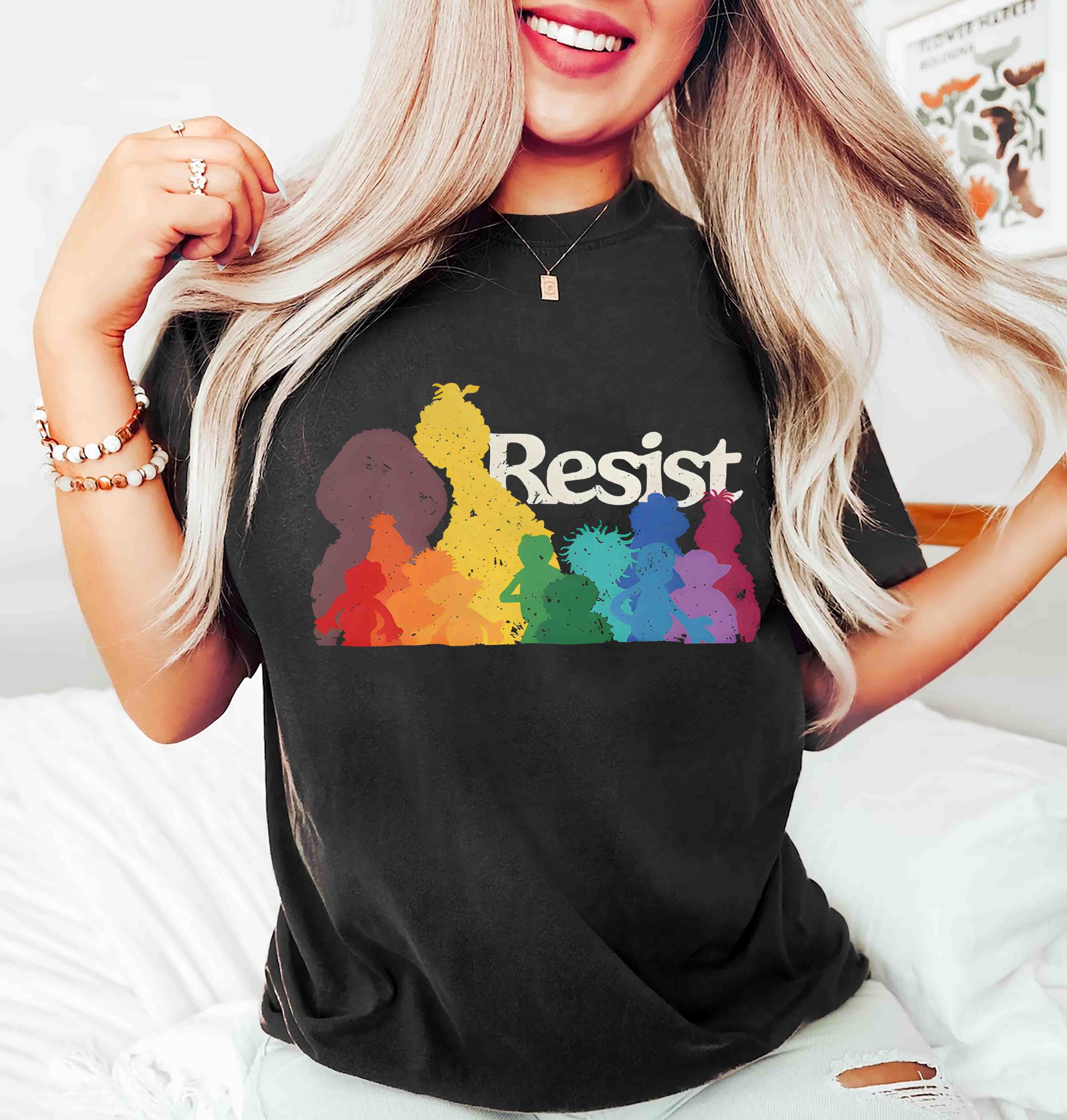 Save PBS—Resist Shirt. Political Protest, Save Public Broadcasting, Hands-Off Tee