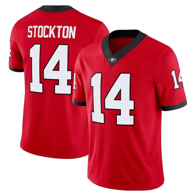 Georgia #14Stockton College Football Jersey | 2025 Game Day Sports Shirt | Breathable Athletic Top for Fans & Players