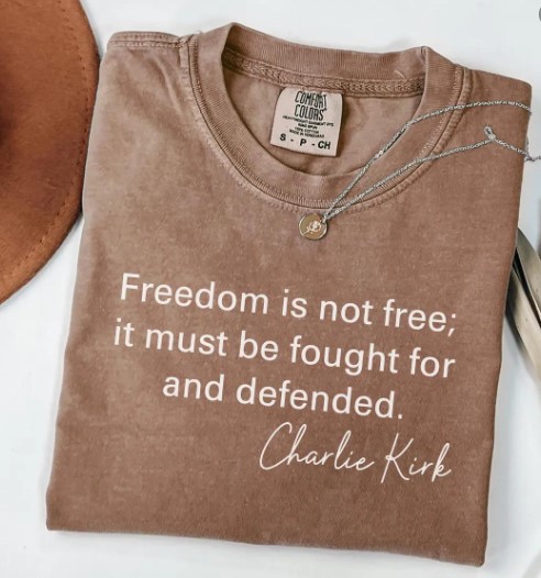 Comfort Colors Charlie Kirk Quote Shirt Charlie Kirk Assassination Shirt A True Patriot Charlie Kirk Shirt Pray for Charlie Kirk Shirt