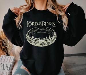 Lord of the Rings The Journey Middle Earth Shirt , Sweatshirt, Hoodie, LOTR Merch, TLOTR Shirt Womenswear Check