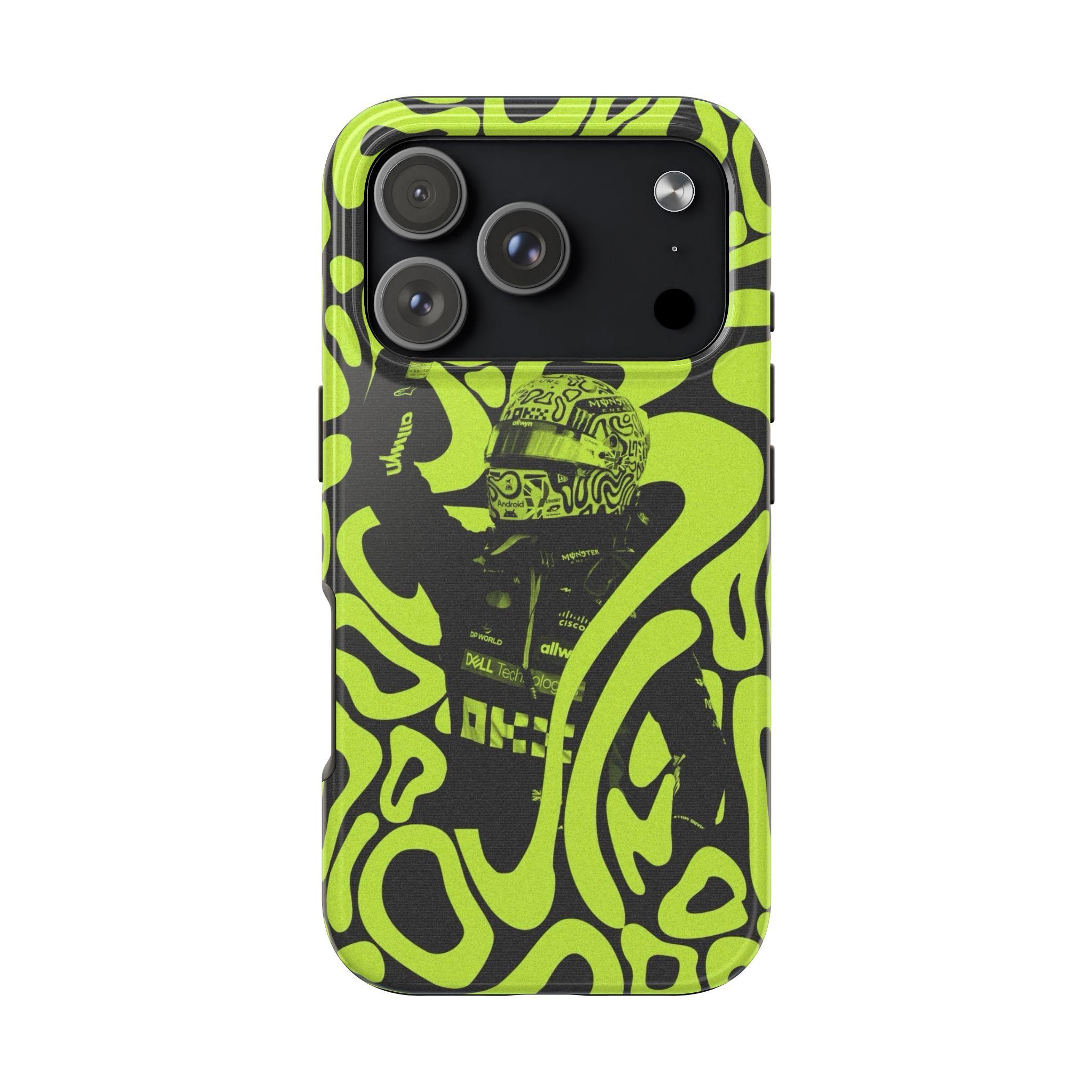 Lando Norris NOR MCL 04 2025 Phone Case Dual Layer Protection Phone Case for iPhone 17 Series Dual Layer Touch Case for iPhone 17 Pro Max 17 Pro 16 15 14 13