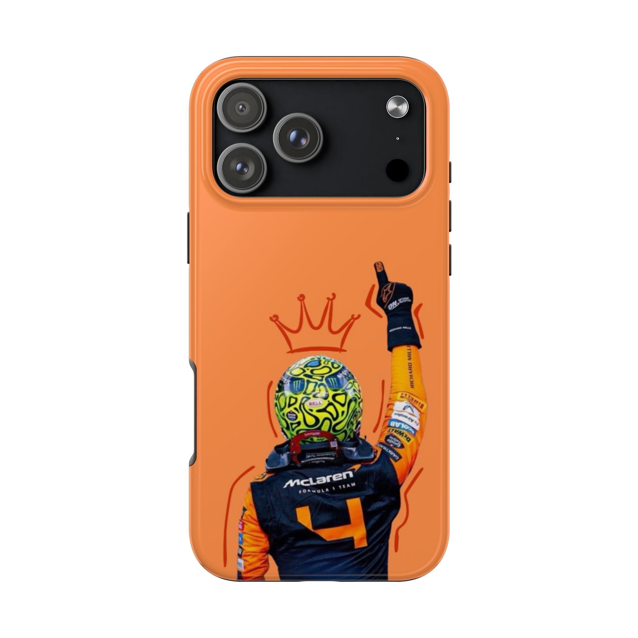 Lando Norris NOR 04 2025 Formula Team Phone Case Dual Layer Protection Phone Case for iPhone 17 Series Dual Layer Touch Case for iPhone 17 Pro Max 17 Pro 16 15 14 13