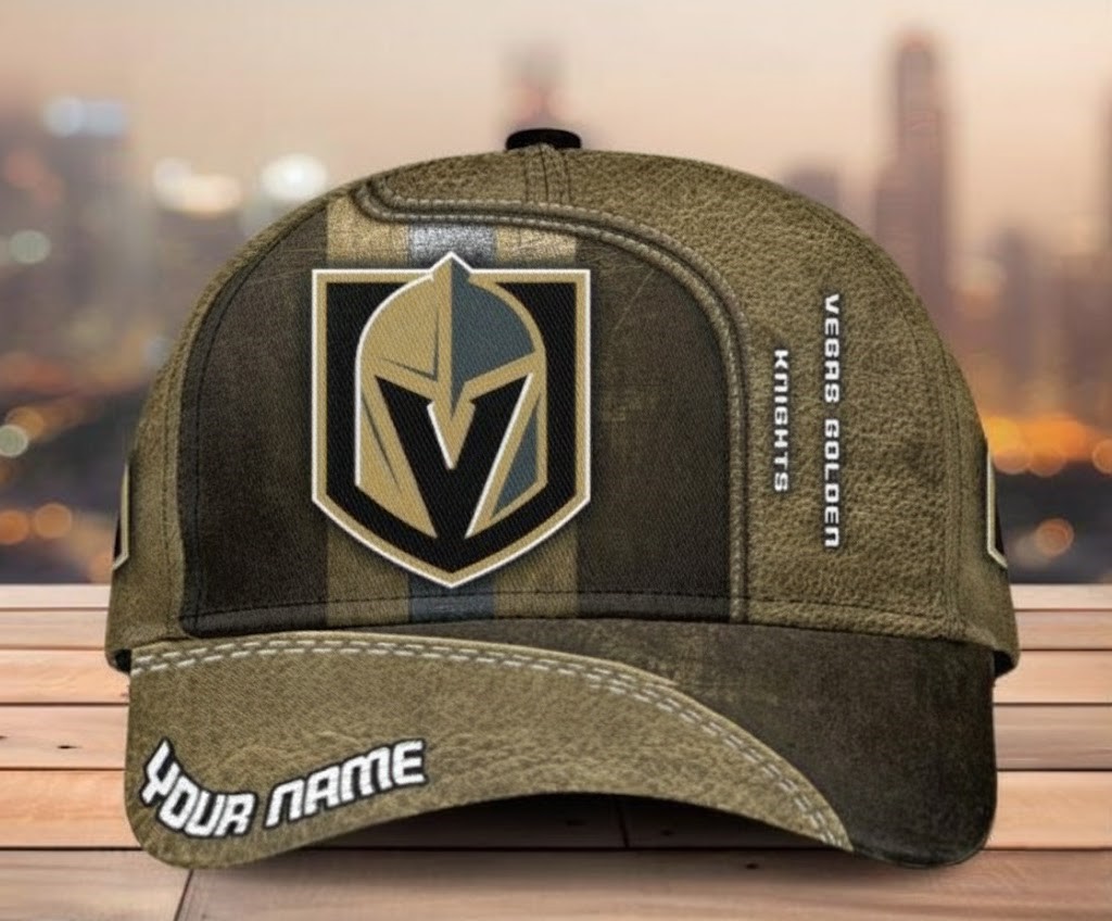 Vegas Golden Knights KDA3634 NHL Classic Cap Normal Logo Stone Stripe