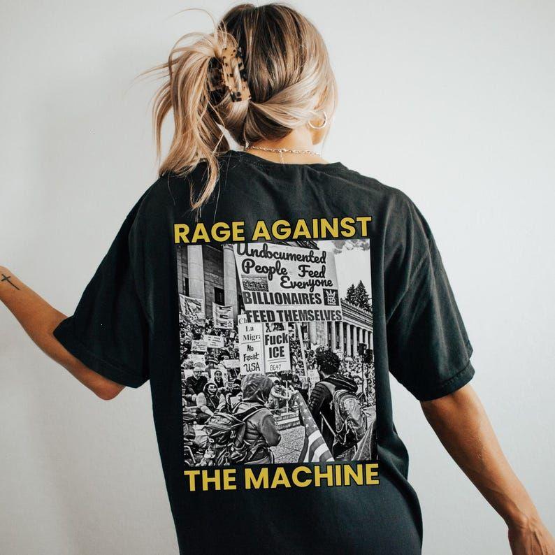 Vintage Activist Protest T-Shirt – Anti ICE & Anti Fascism Graphic Tee, Political Resistance Statement Shirt for Youth & Adult, Unisex Casual Wear