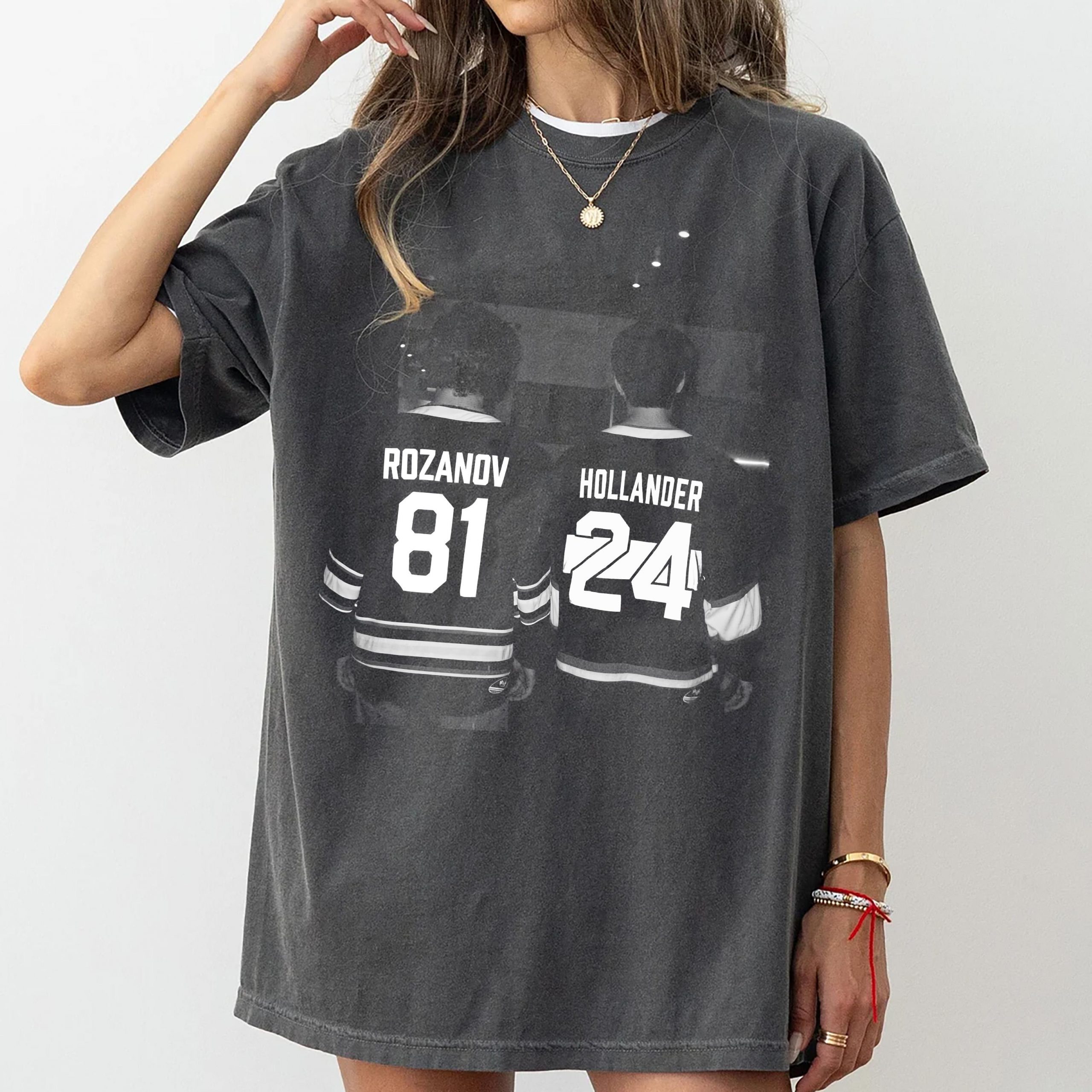 Retro Rozanov Hollander Hockey Romance Shirt, Heated Rivalry Crewneck, Romance Rivalry Fan Gift, Hockey Couple Fan Top