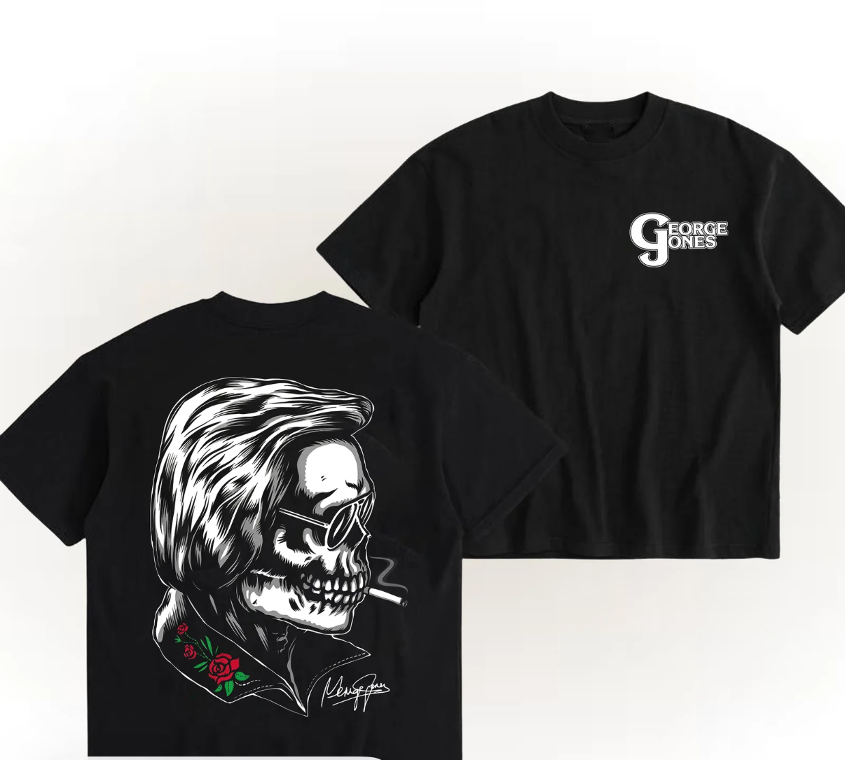 George Jones Zombie Vintage Tee, The Possum T-Shirt, Country Music Merch, Gift For Fans