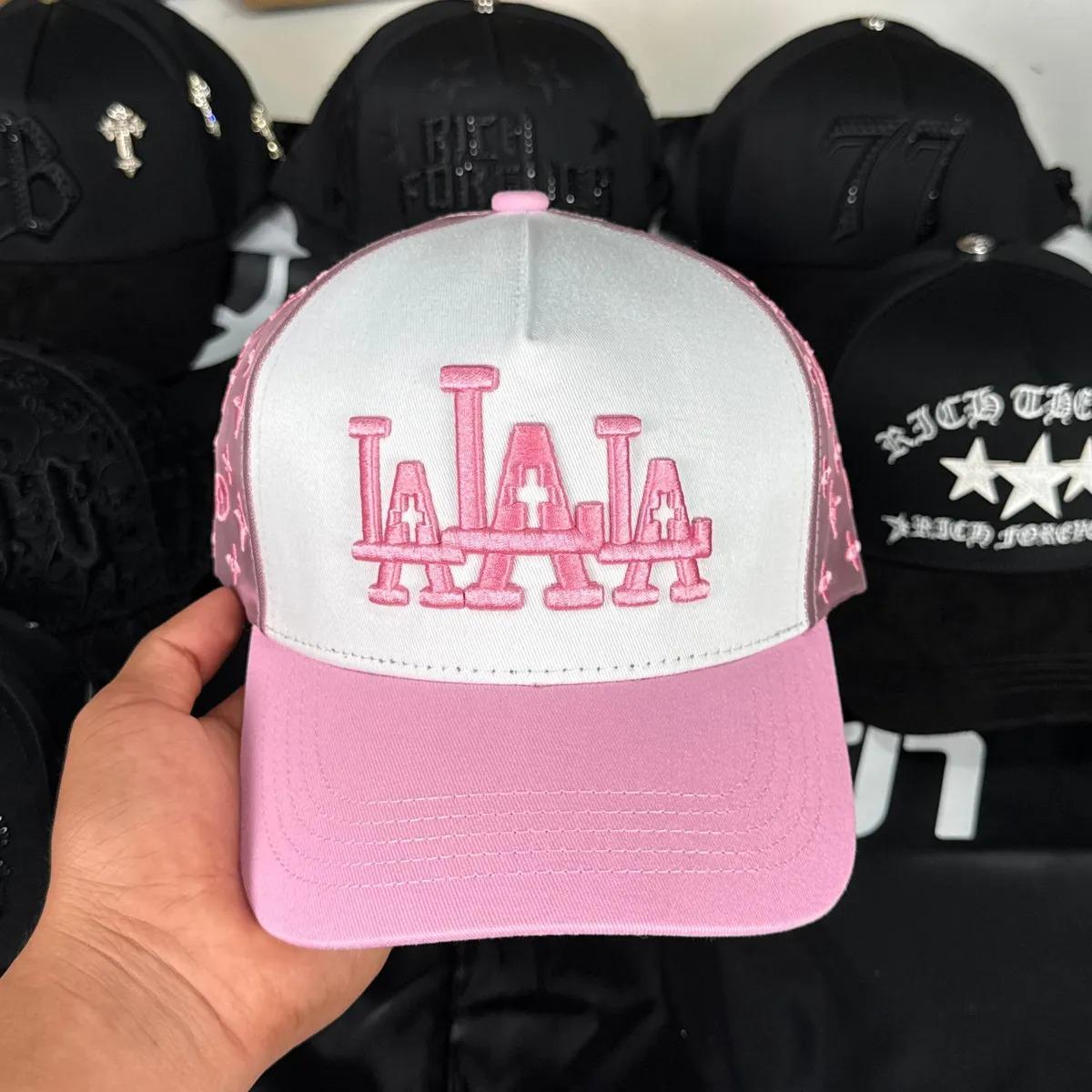 Rude Awakenings LaLaLa Pink Hat – Authentic Design with Eye-catching LaLaLa Graphic & Adjustable Strap for Casual Streetwear
