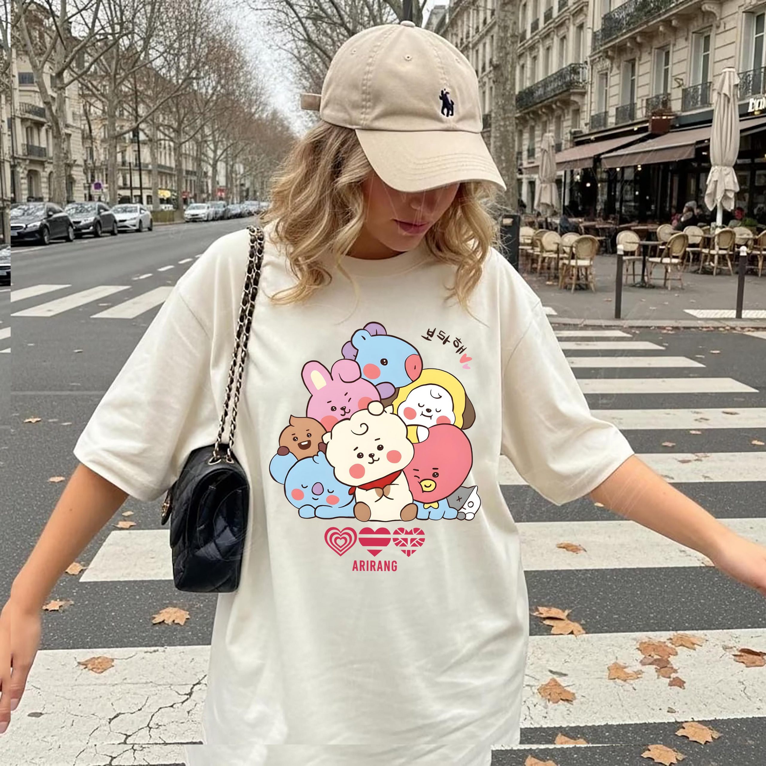 Bt21 Chibi World Tour T-Shirt, 2026 Concert Sweatshirt, Merch Hoodie for Kpop Fan